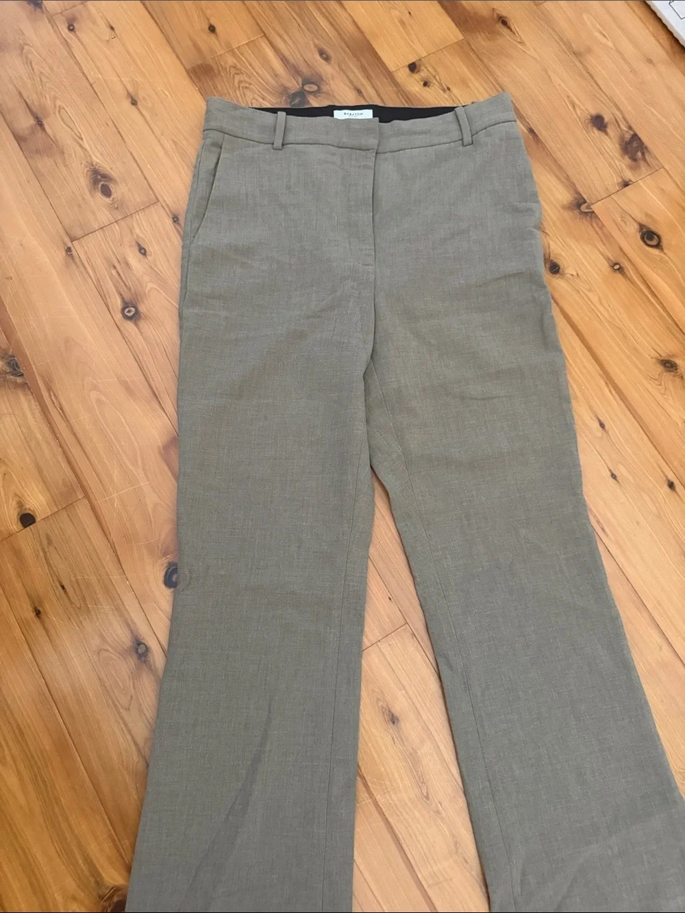 Babaton artizia publish Tailored bootcut slim Pants light brown / grey / taupe